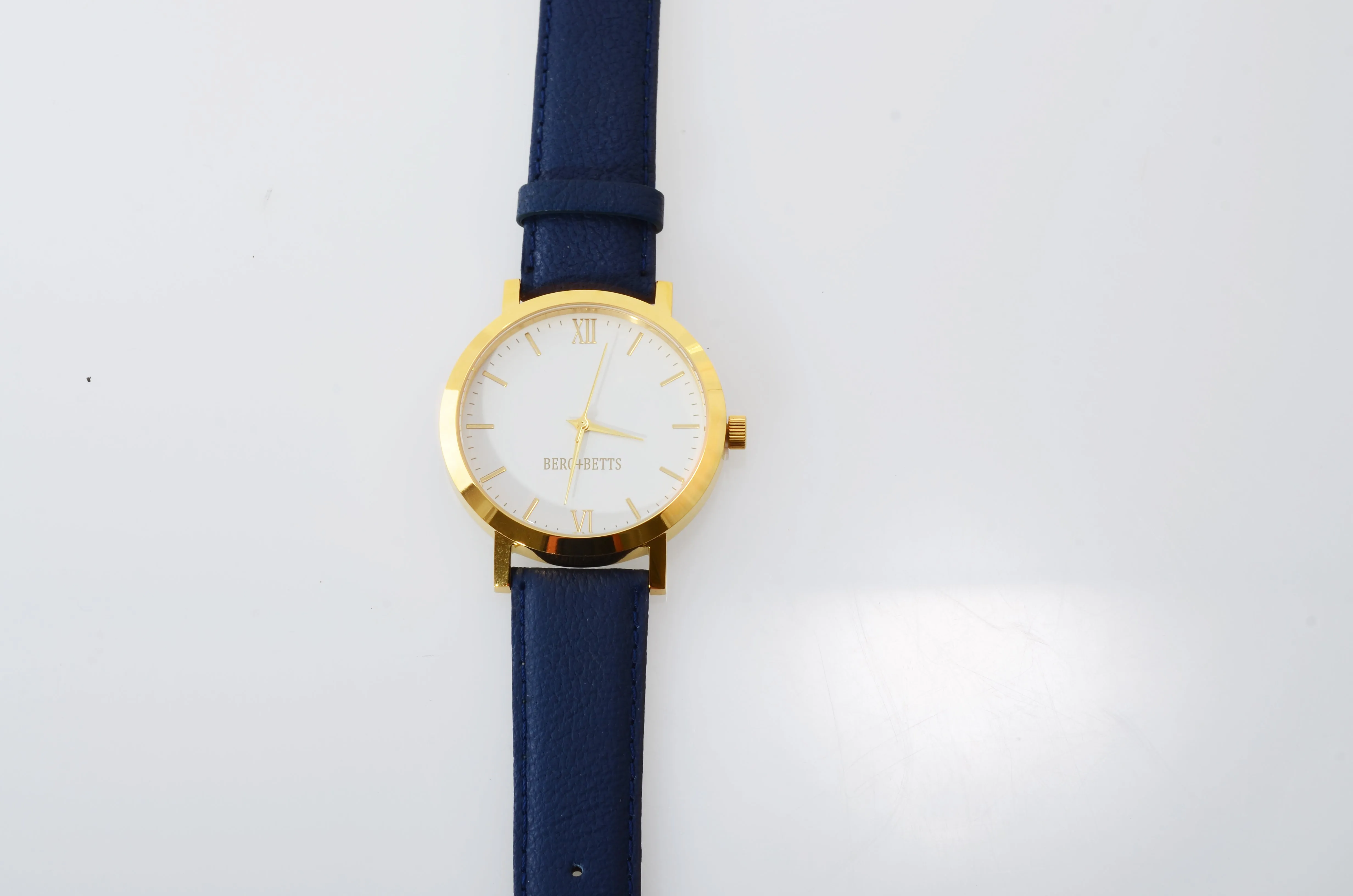 BERG BETTS Watch Original Gold and Navy