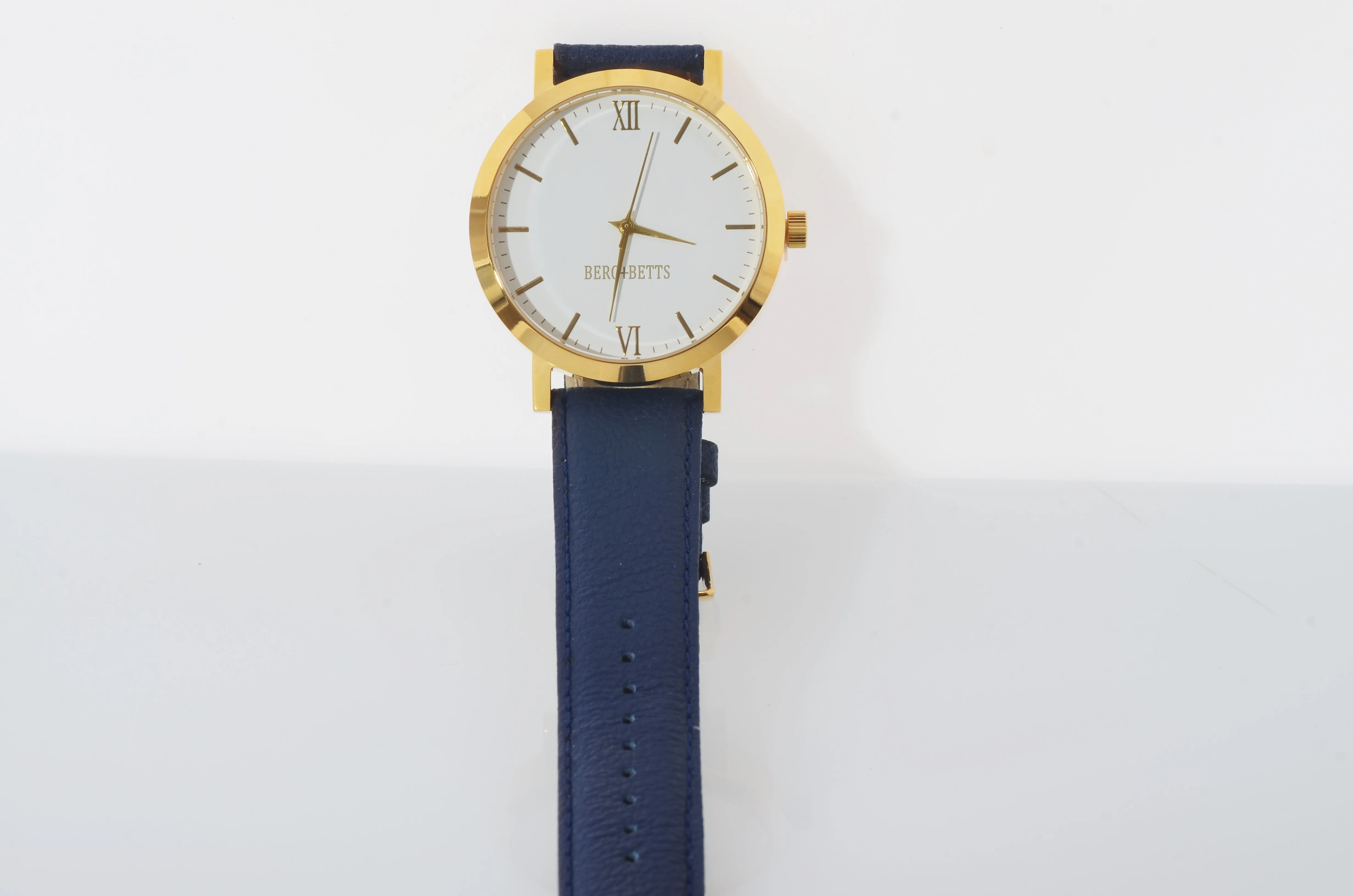 BERG BETTS Watch Original Gold and Navy