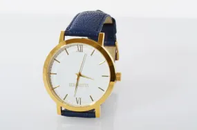 BERG BETTS Watch Original Gold and Navy