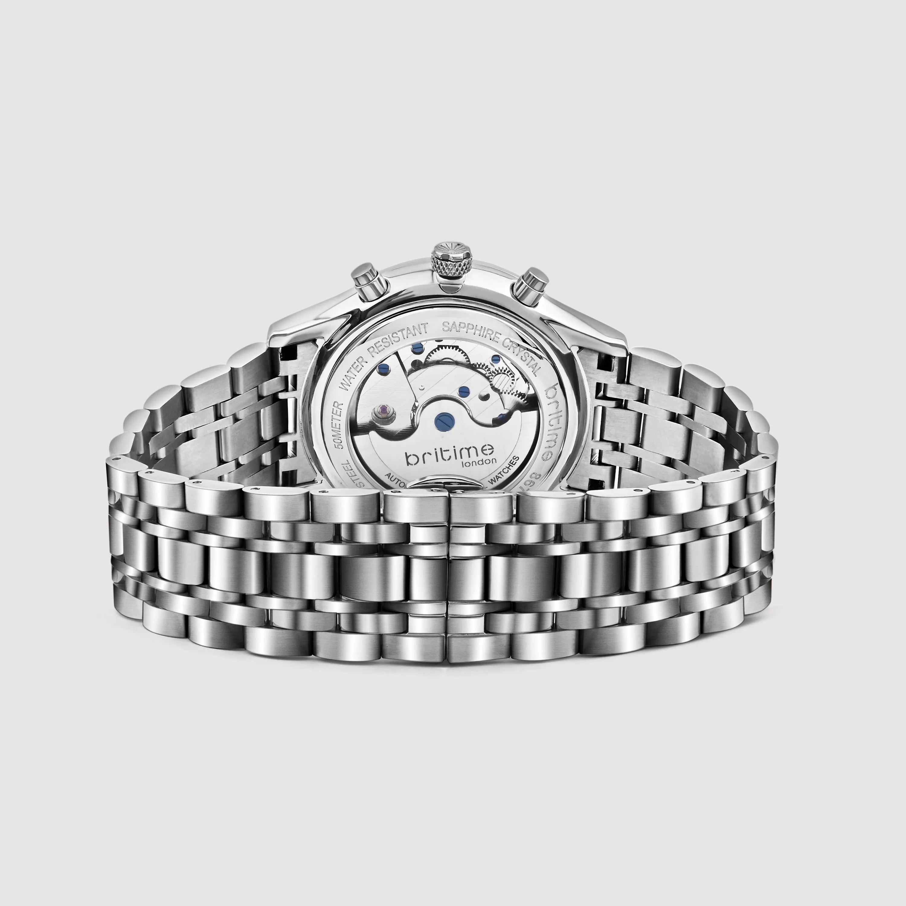 Celestial Men Automatic Silver Dial Multi-Function Stainless steel Watch 867-M10301