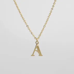 Dubai Initial Necklace