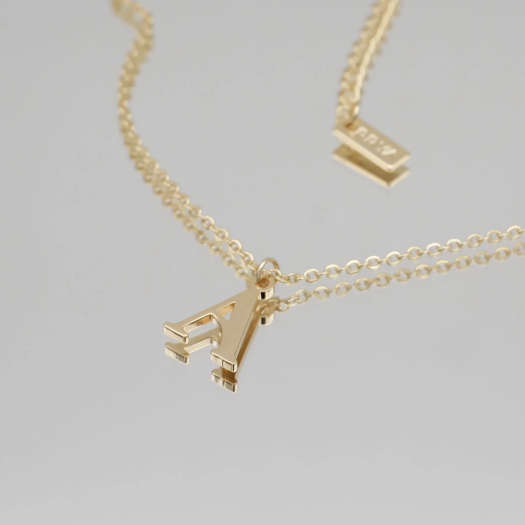 Dubai Initial Necklace