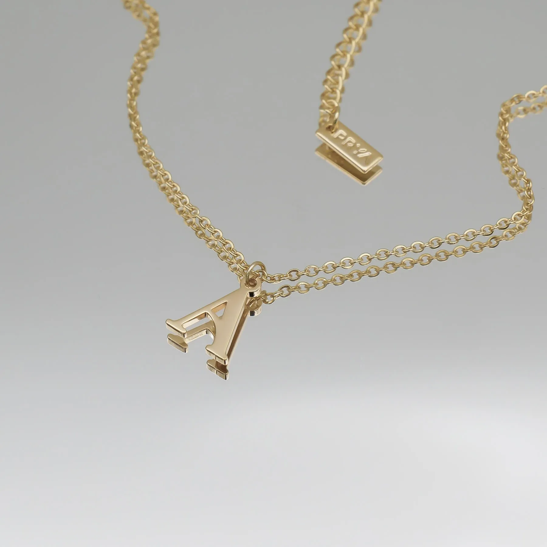 Dubai Initial Necklace