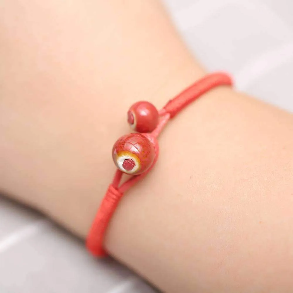 Lucky Ceramic Red String Bracelets