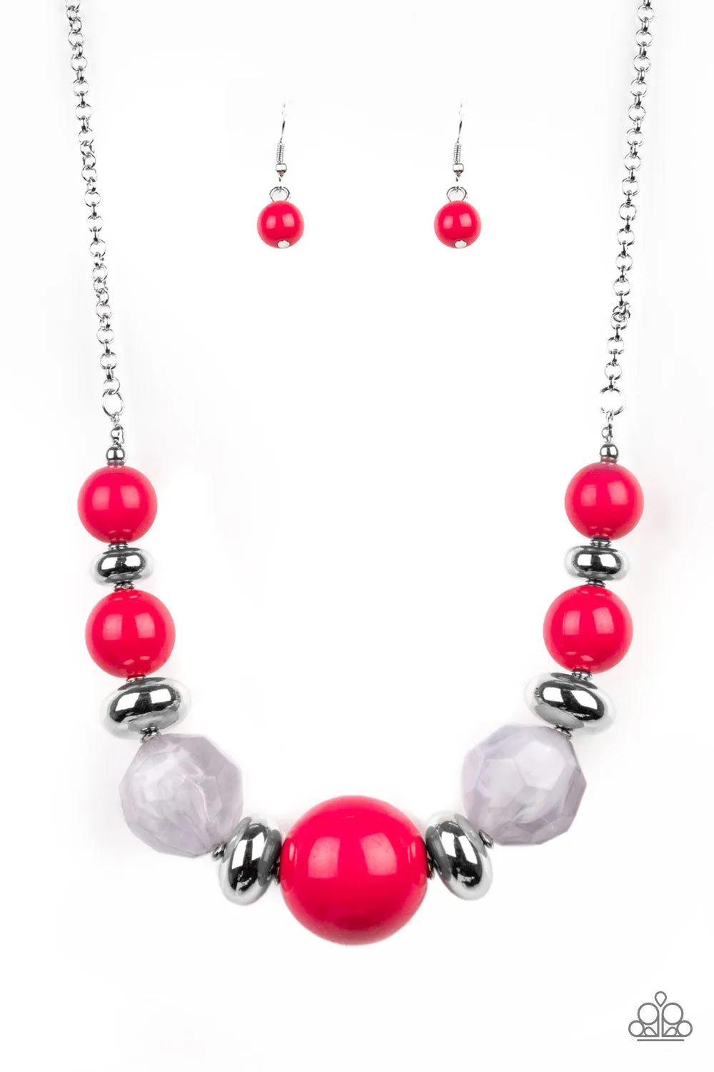 Paparazzi Daytime Drama Necklace Pink
