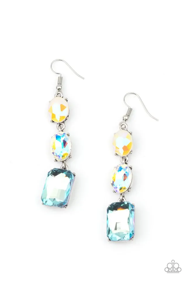Paparazzi Earring ~ Dripping In Melodrama - Blue